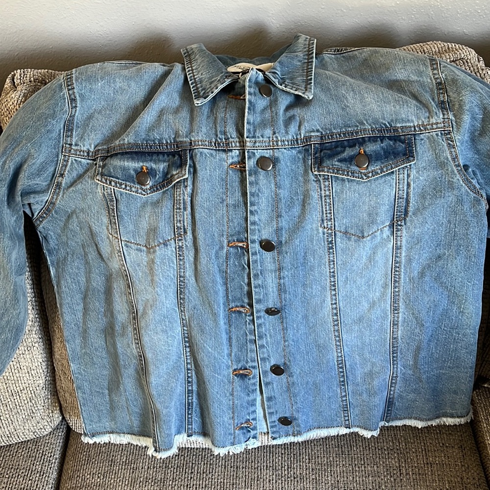 Ashley Vintage frayed denim Jean Jacket